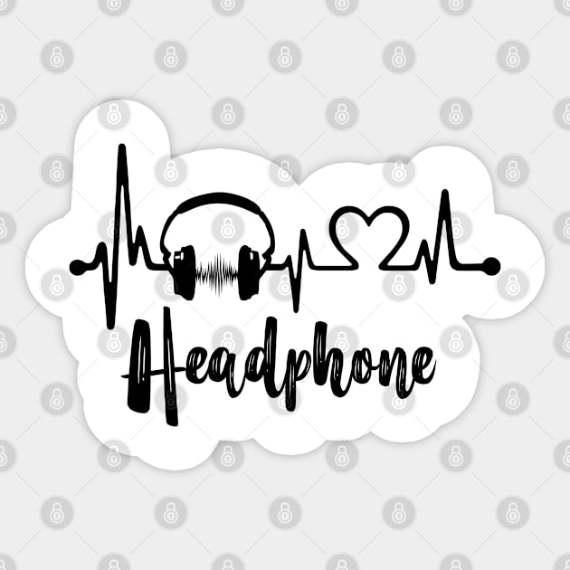 Headphone Sticker by equiliser